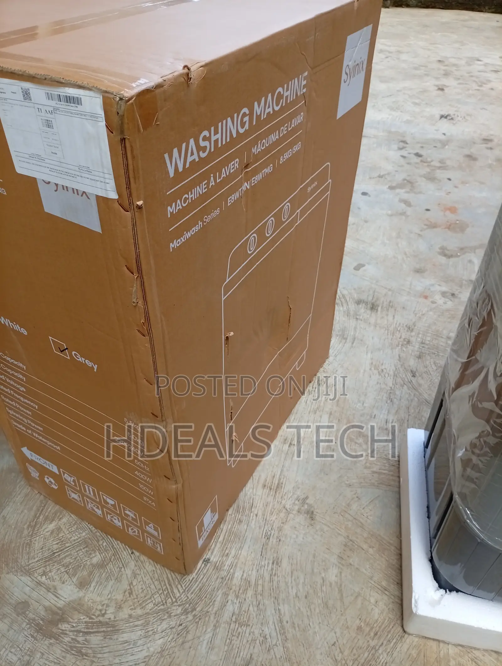 SYNIX 8KG Automatic Washing Machine –Practical Design for Home Laundry