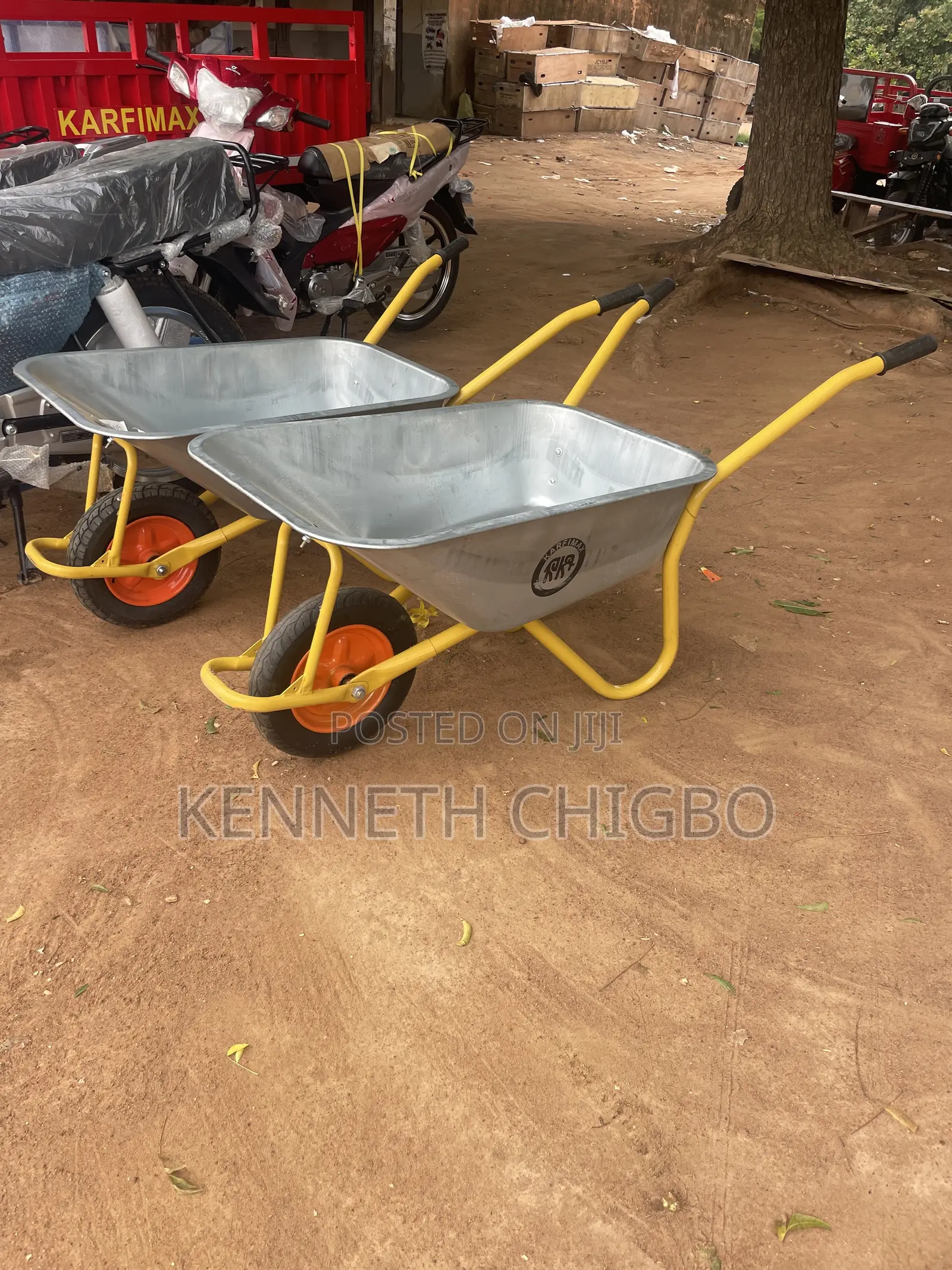 New Heavy-Duty Wheelbarrow