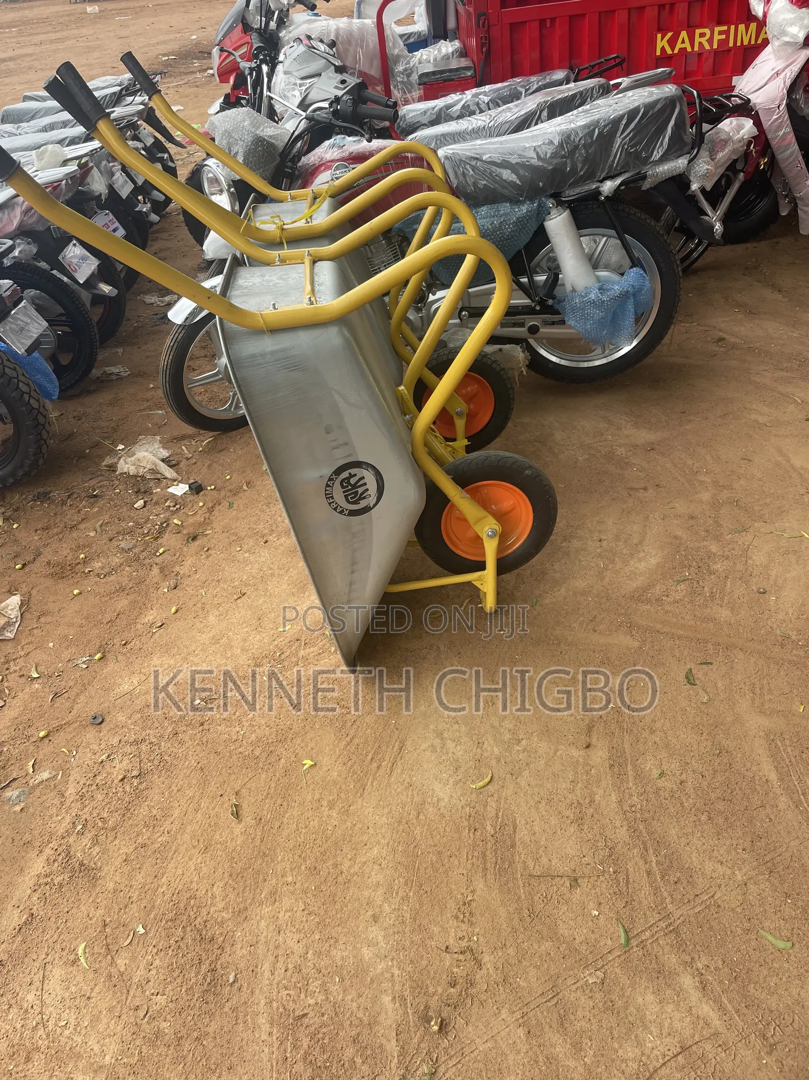 New Heavy-Duty Wheelbarrow