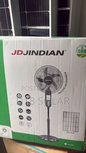 JD JINDIAN Solar Fan With 20w Solar Mono Panel 16 Inches