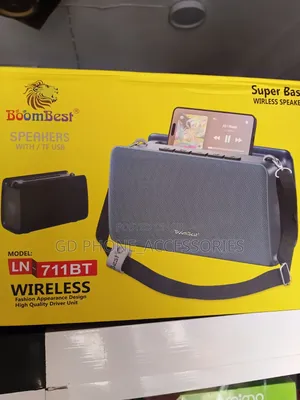 BoomBest LN-711BT Super Bass Bluetooth Speaker(USB/Tf Card+Phone Stand