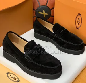 Men's Brown Suede Penny Loafers Size 40-46
