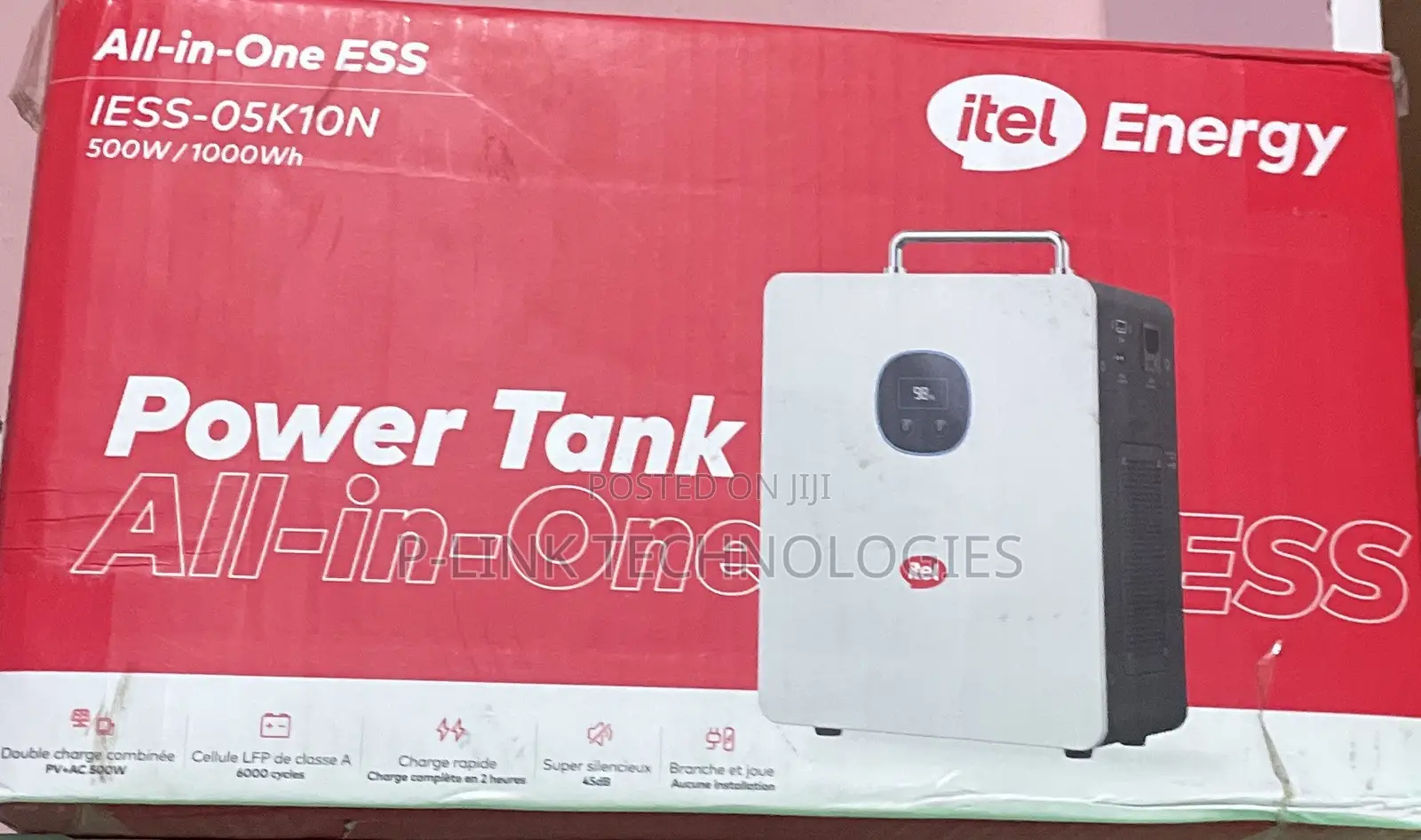 500w/1kwh Itel Power Tank