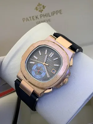 Patek Philippe Luxury Automatic Engine Rubber Wrist Watch