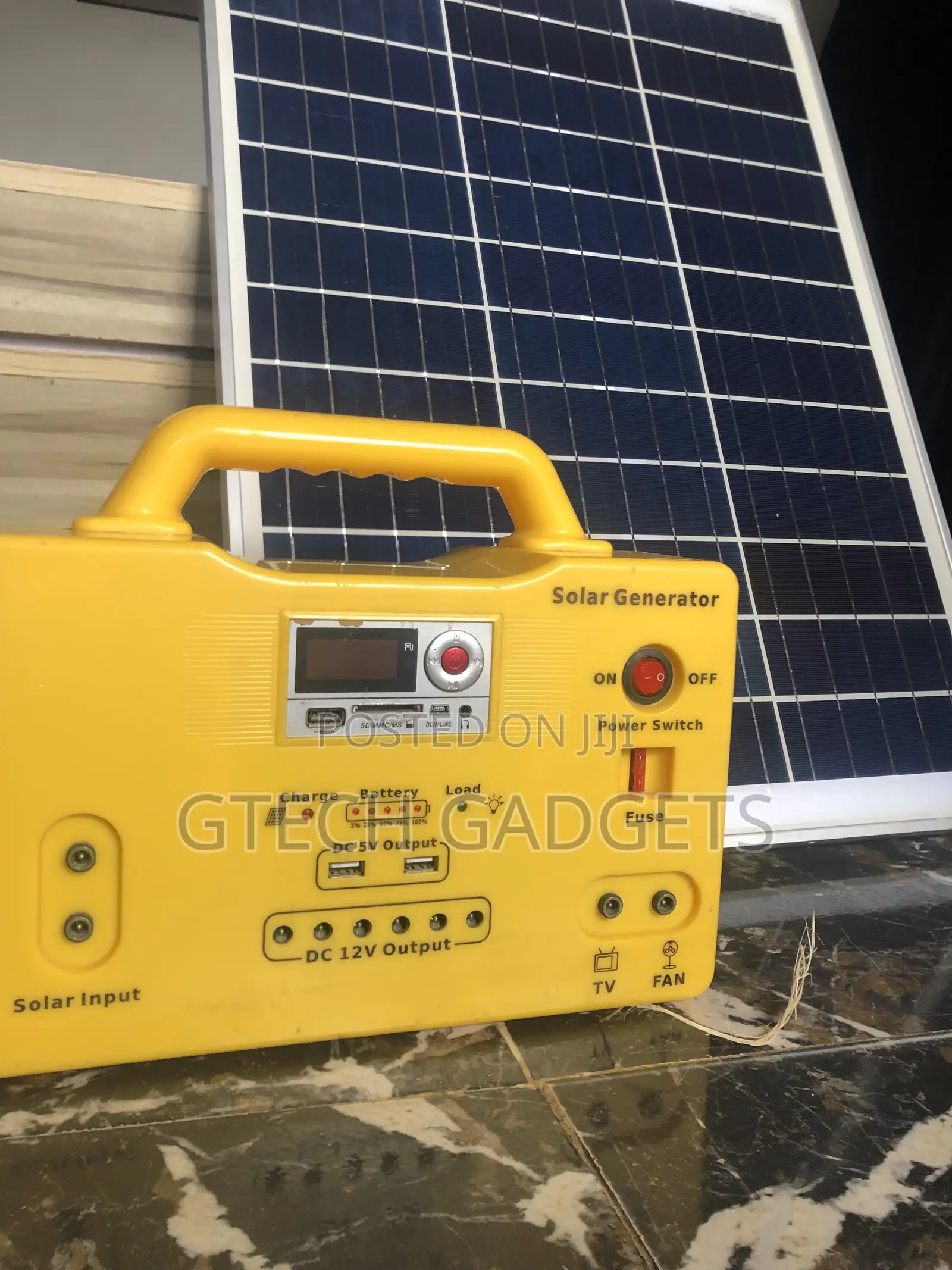 SG1250W Solar Generator + 50W Panel + 17AH Battery