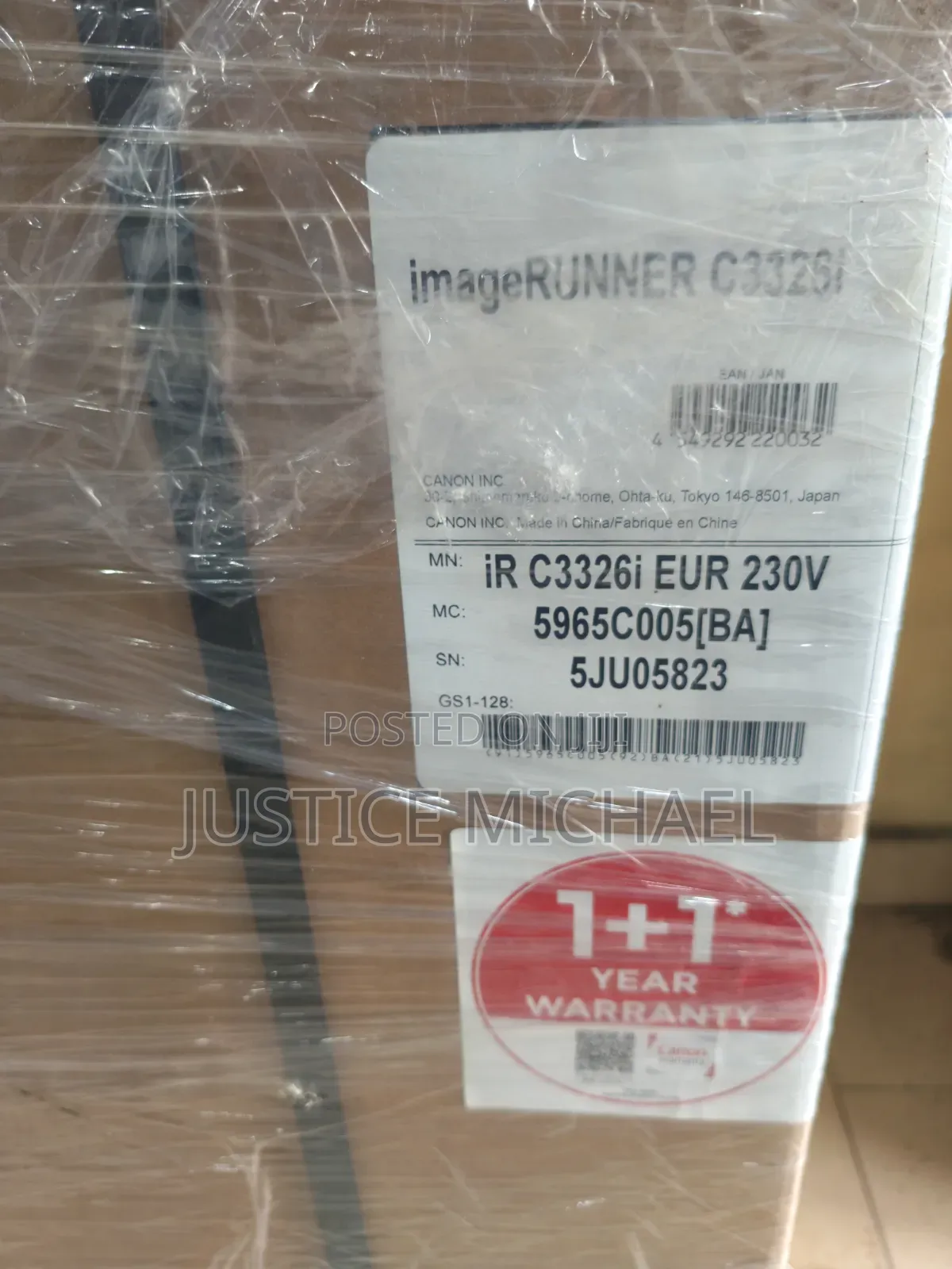 Canon Imagerunner C3326i Colour Multifunction Printer