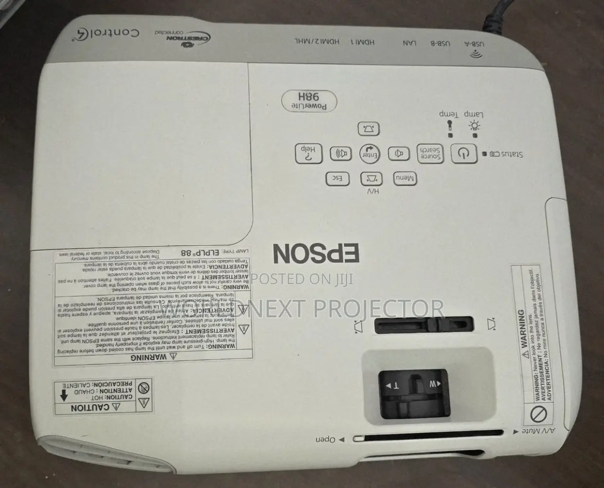 Epson PowerLite 98H – Bright, Dependable Projector for Presentations