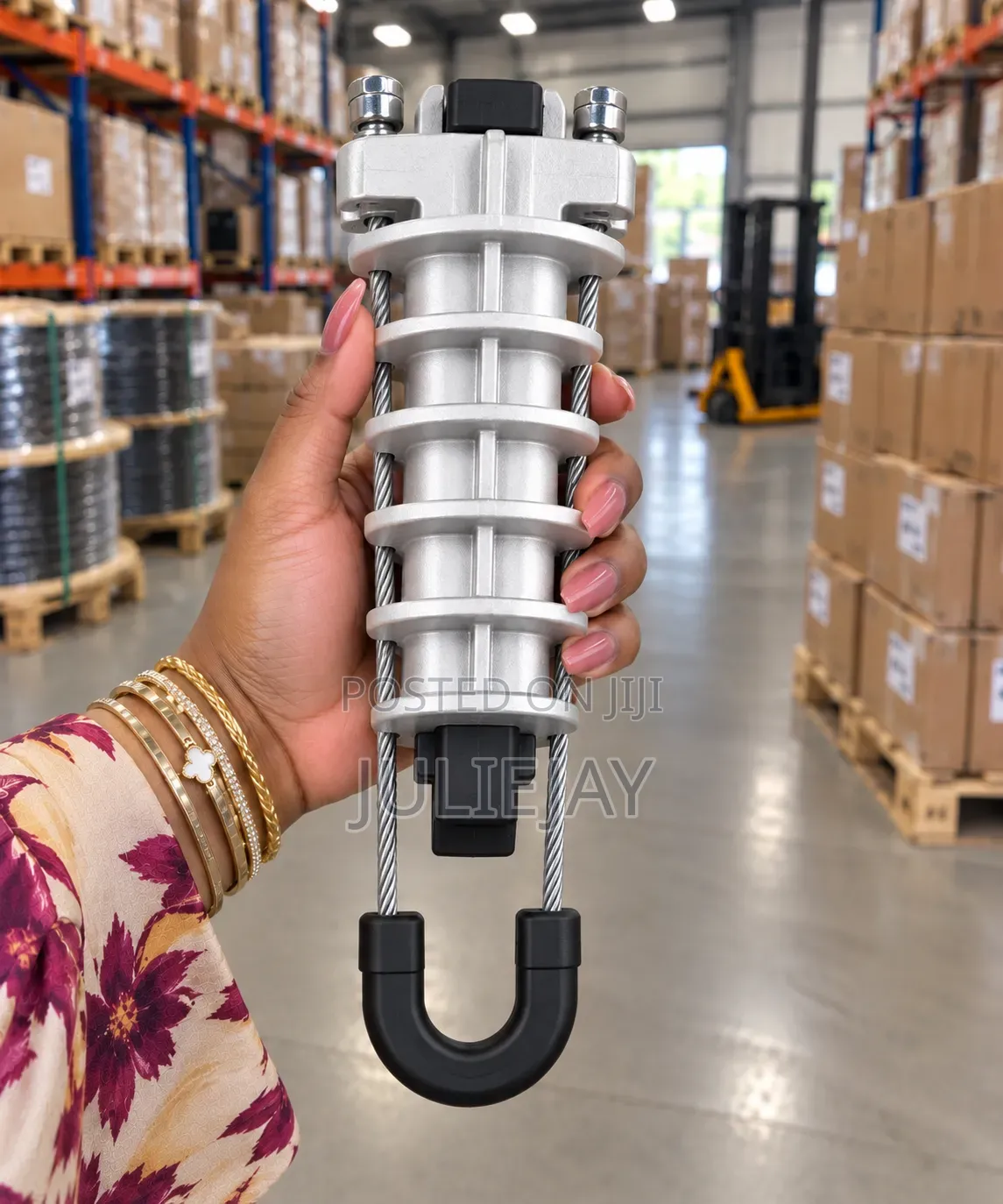 Tension Clamp for Fiber Optic Connection