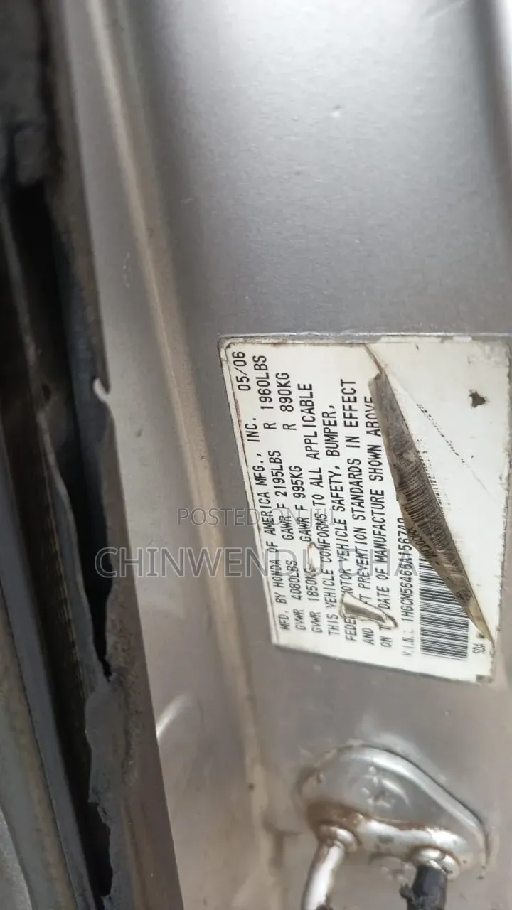 Honda Accord 2006 Silver