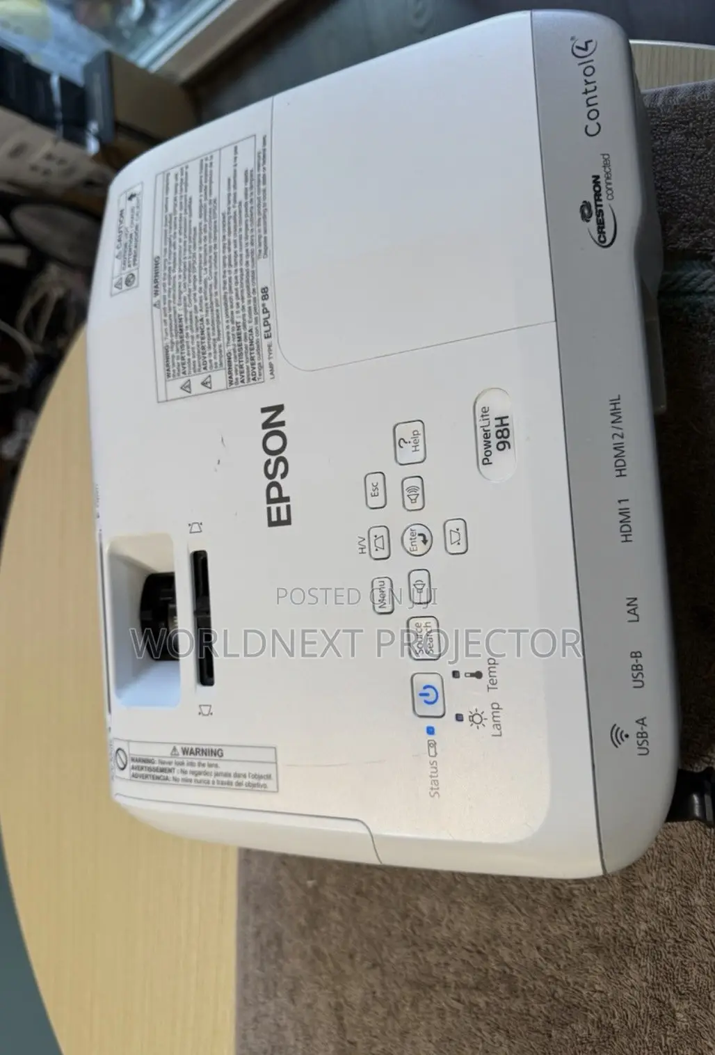 Epson PowerLite 98H – Bright, Dependable Projector for Presentations
