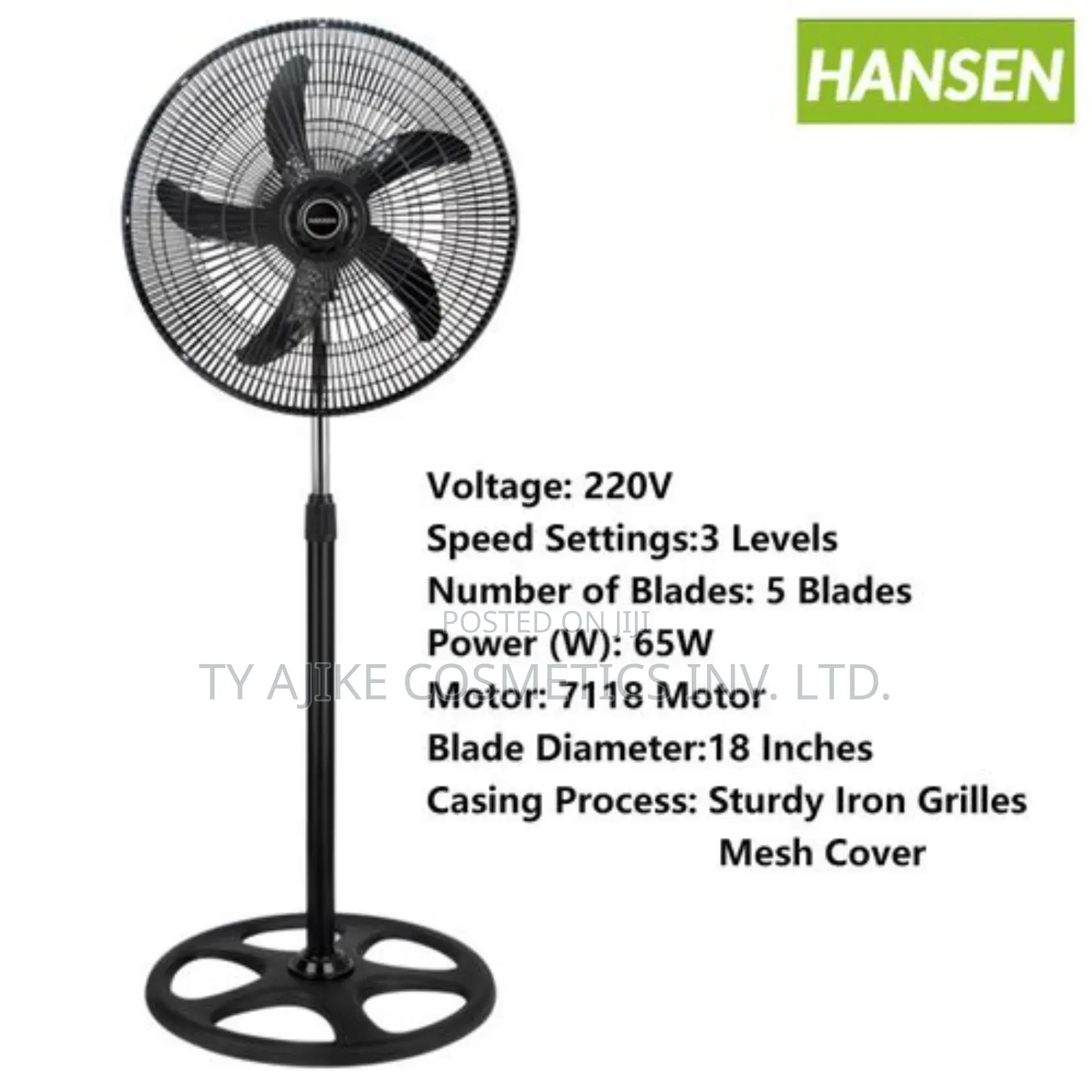 18 Inches Standing Fan