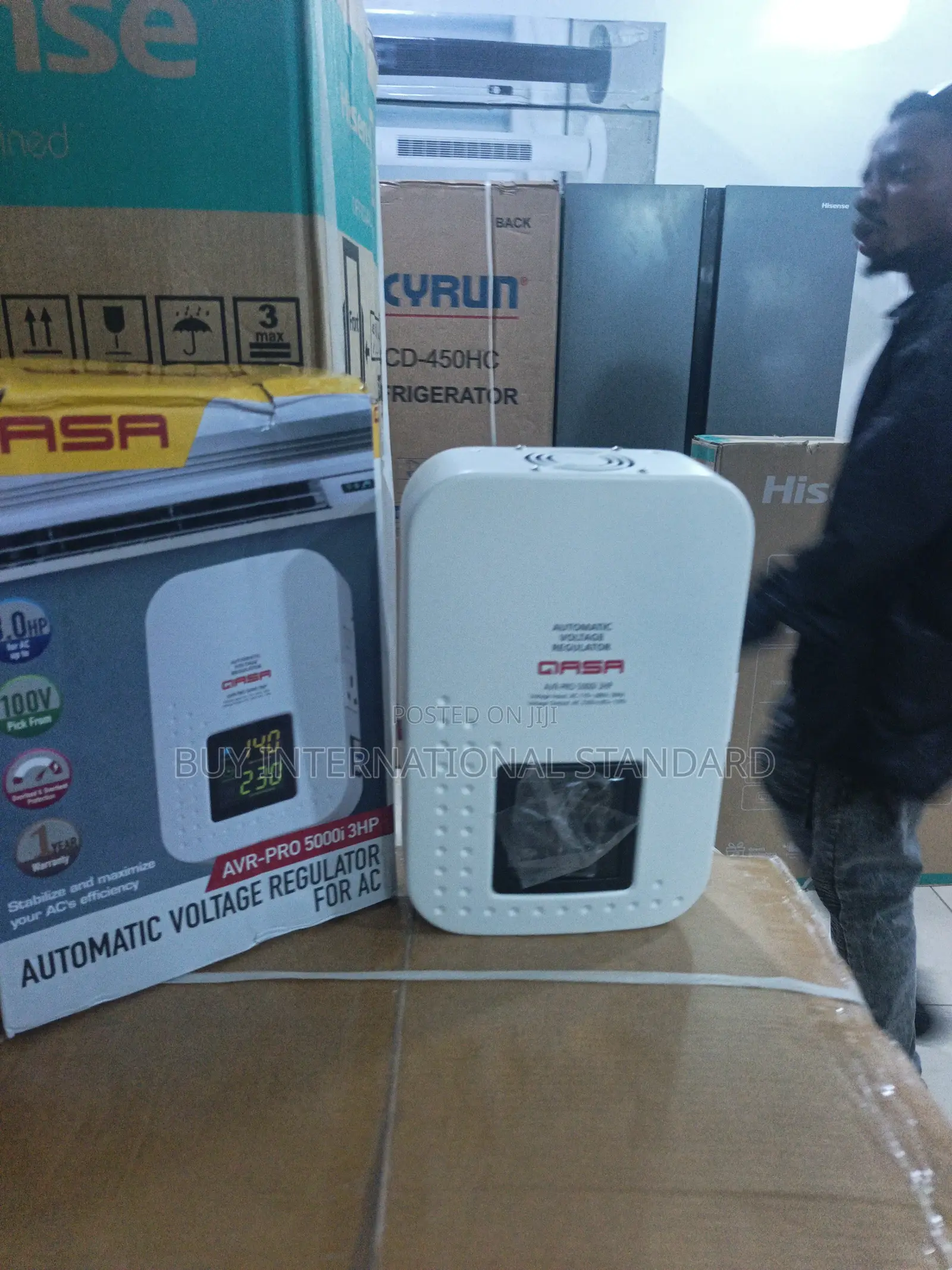 Qasa 5kva Wall Mounted Electronic Power Regulator