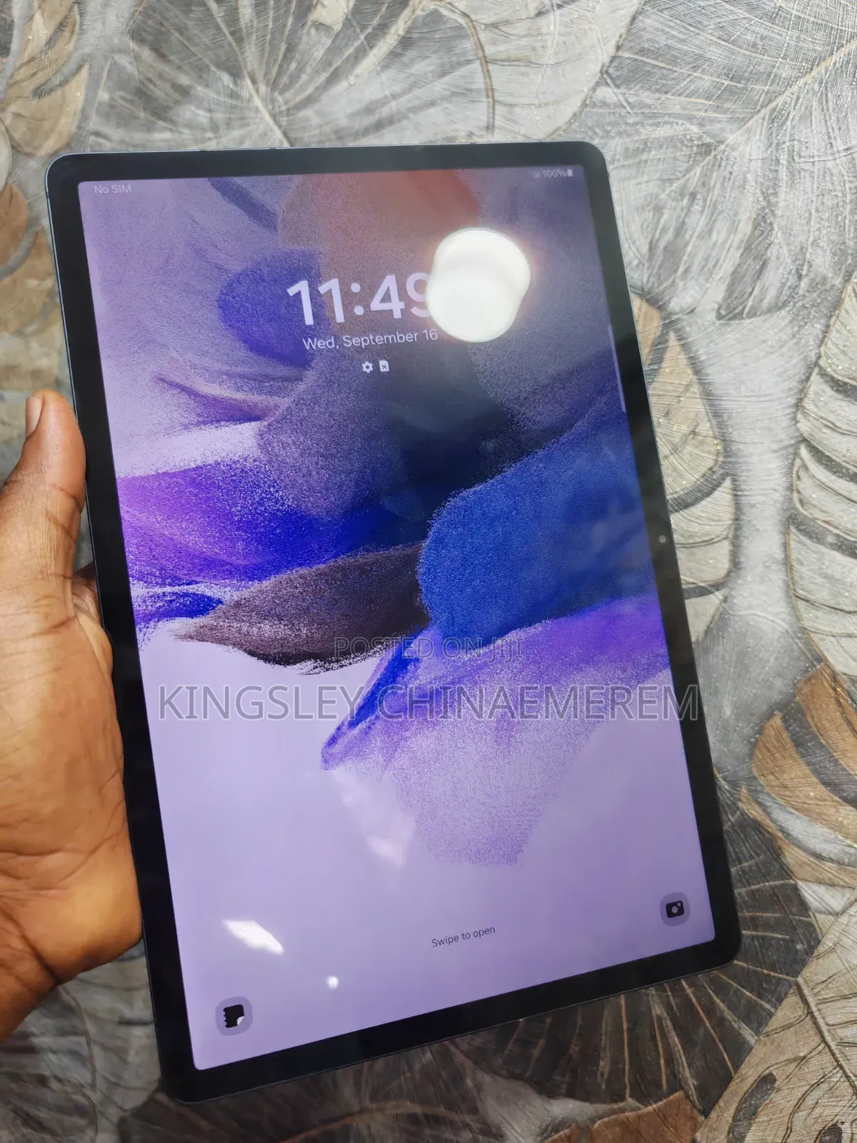 Samsung Galaxy Tab S7 FE 64 GB Black
