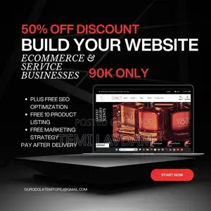 Build Your Website in 4 Days With 50% Discount. Pay After Work Done