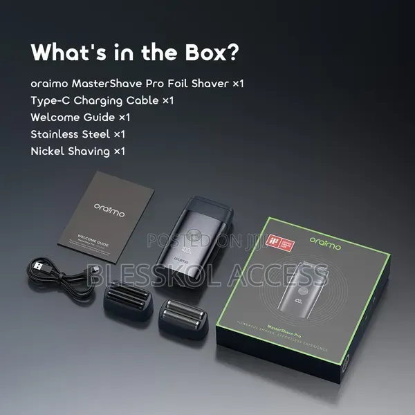 Oraimo MasterShave Pro 2-in-1 Electric Shaver Hair Clipper