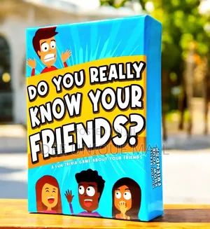 Do You Really Know Your Friends Card Game for Friends Hangout