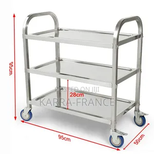 Stainless Steel Room Service Trolley
