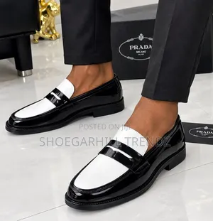 Men Prada Patent Shoes and Half Shoes