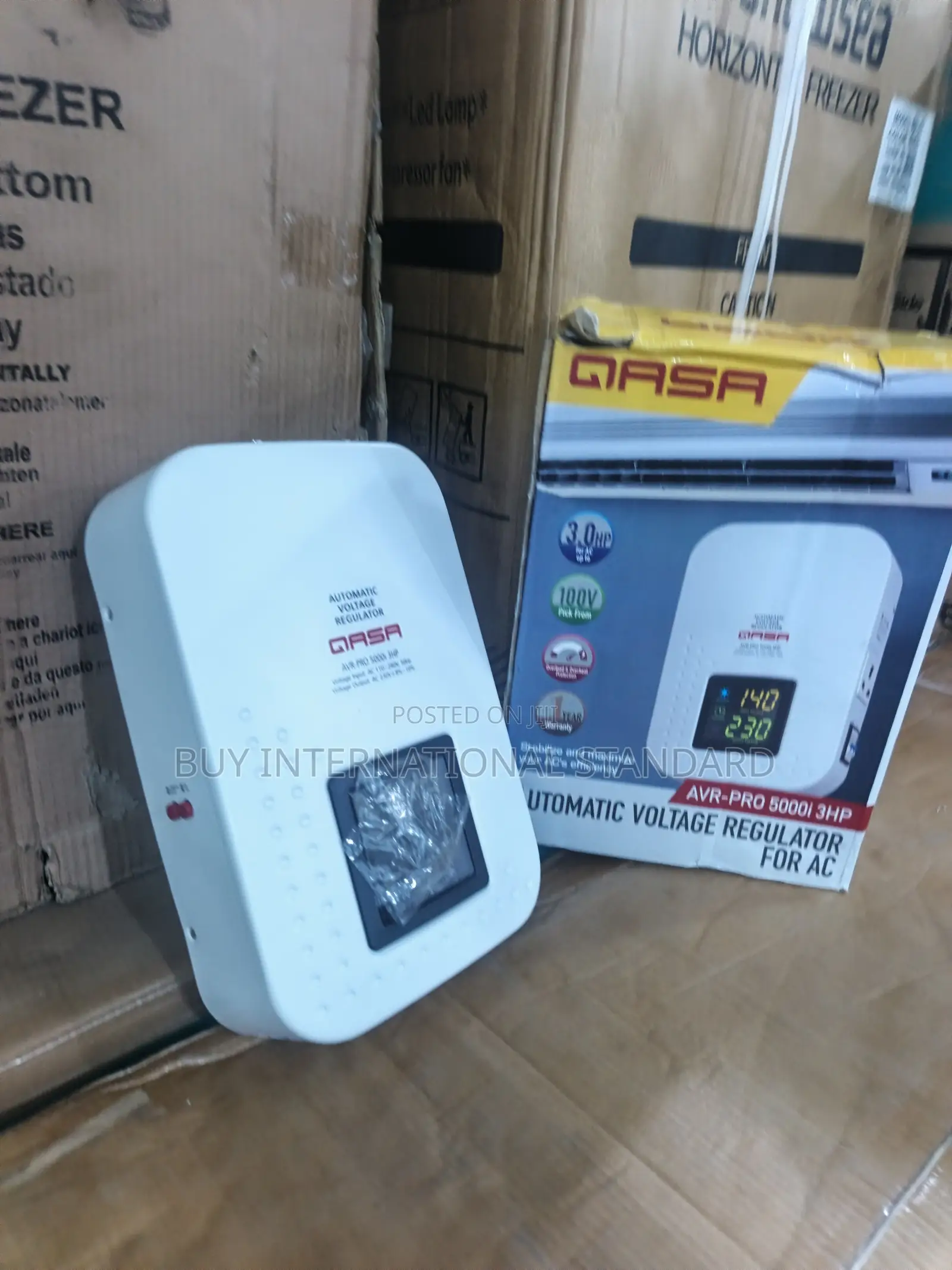 Qasa 5KVA Heavy Duty Automatic Wall Mounted Voltage Stabilizer