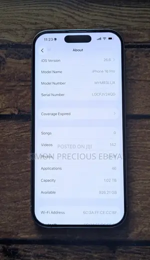 Apple iPhone 16 Pro 1 TB White