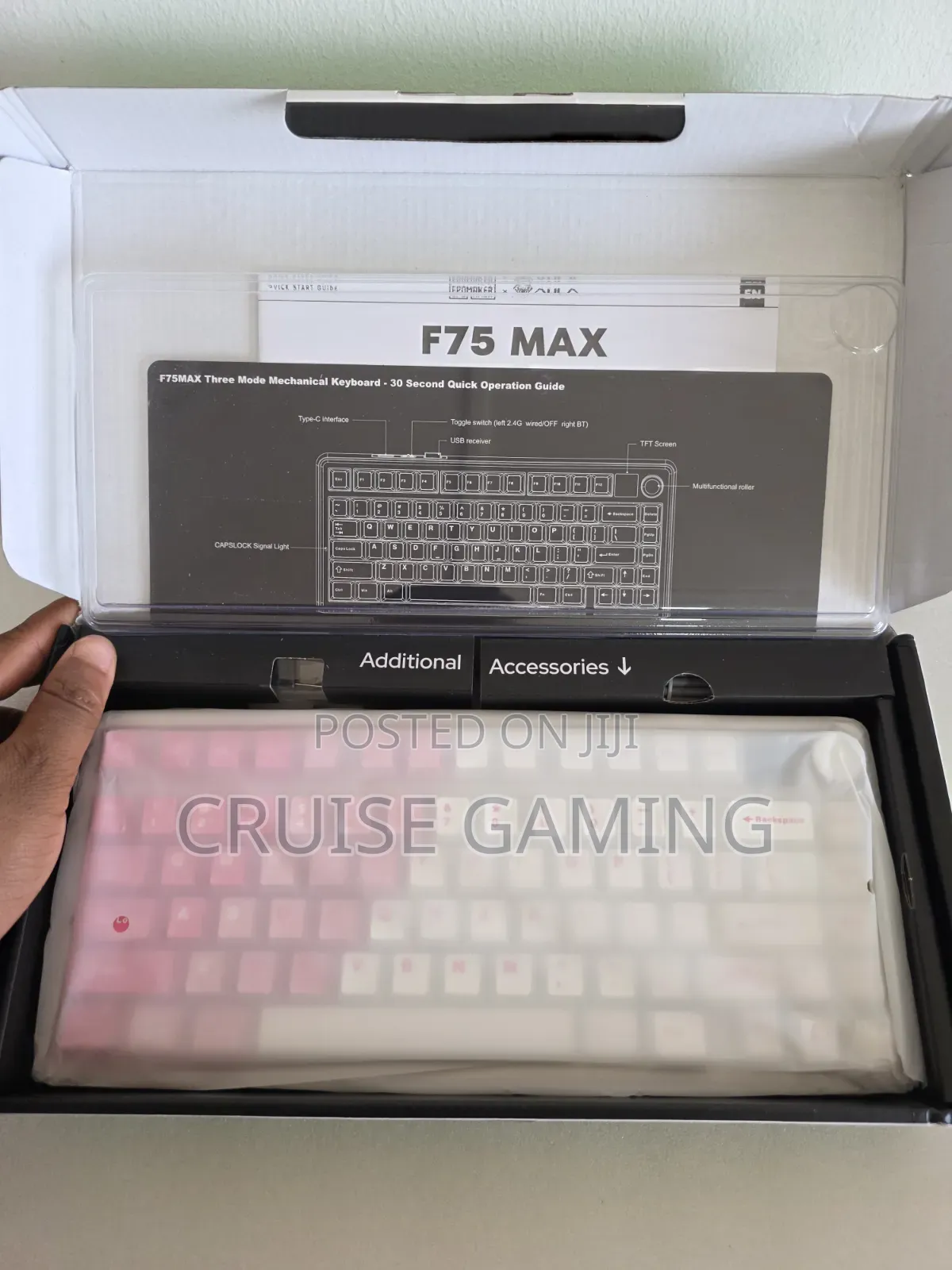 Epomaker X Aula F75 Max Custom Wireless Mechanical Gaming Keyboard