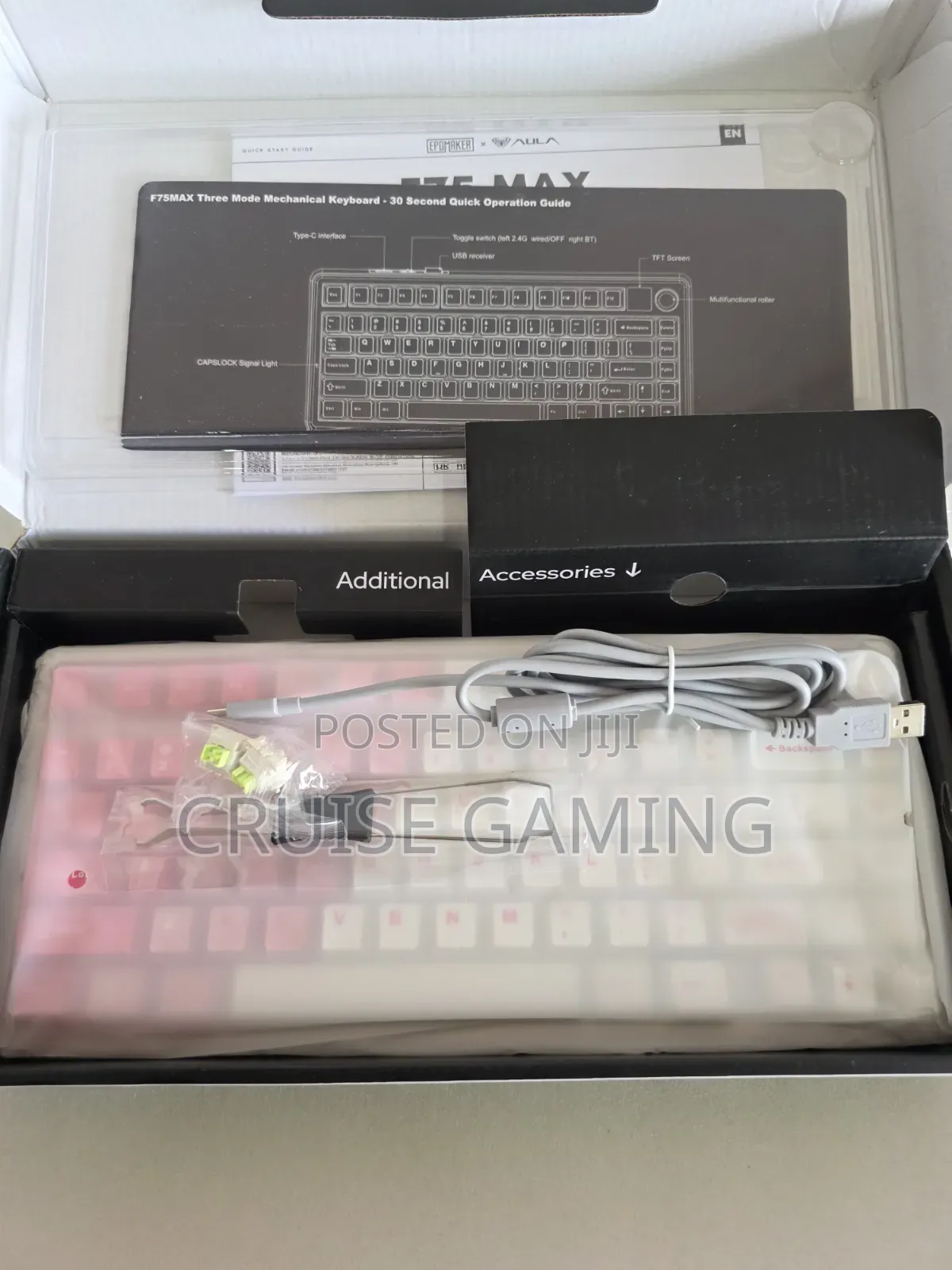 Epomaker X Aula F75 Max Custom Wireless Mechanical Gaming Keyboard