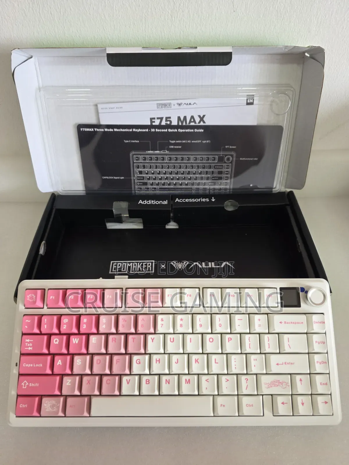 Epomaker X Aula F75 Max Custom Wireless Mechanical Gaming Keyboard