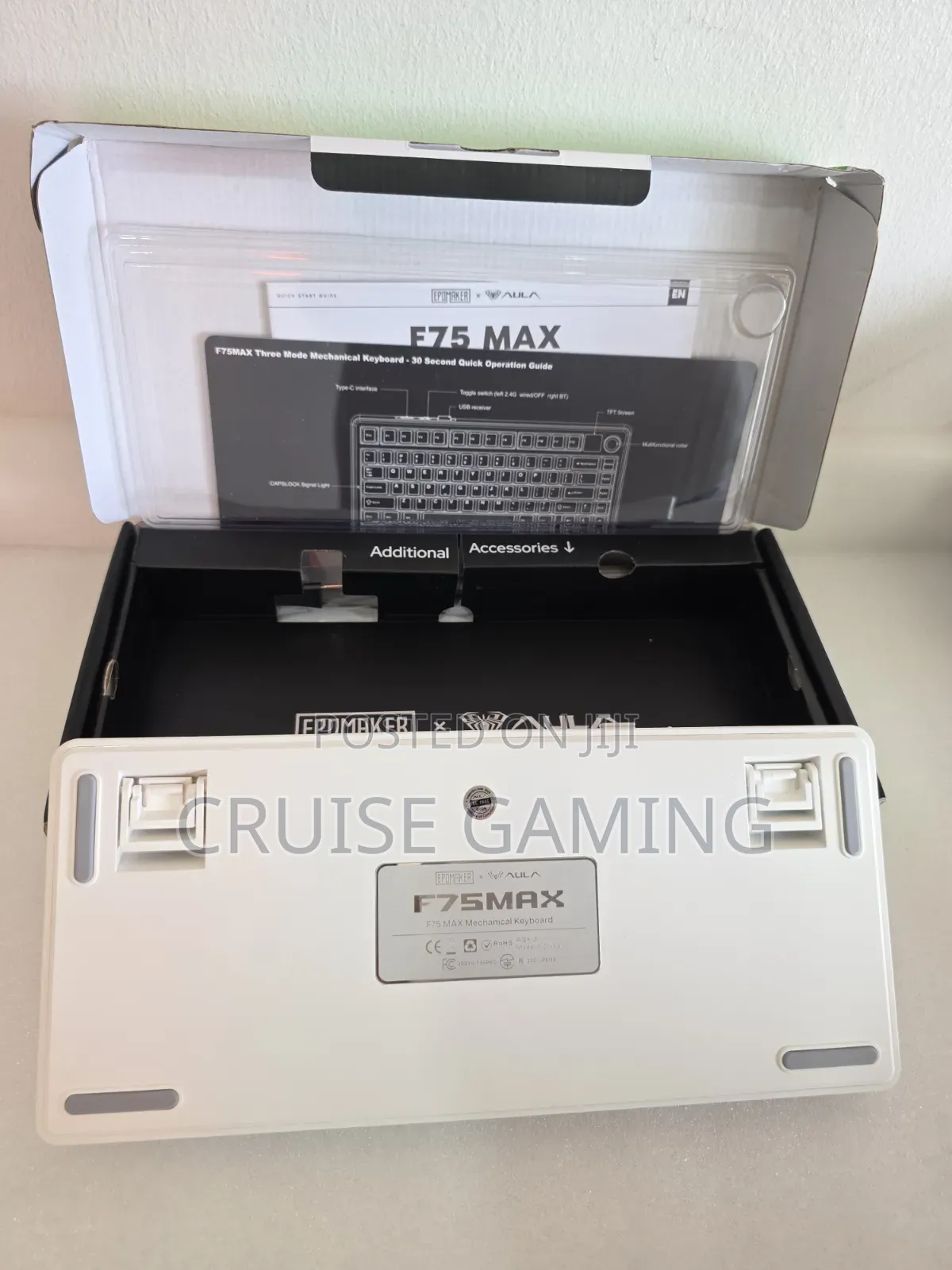 Epomaker X Aula F75 Max Custom Wireless Mechanical Gaming Keyboard