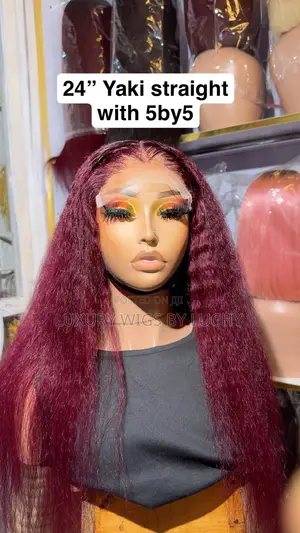 24” Yaki Straight With 5by5 Closure 99j