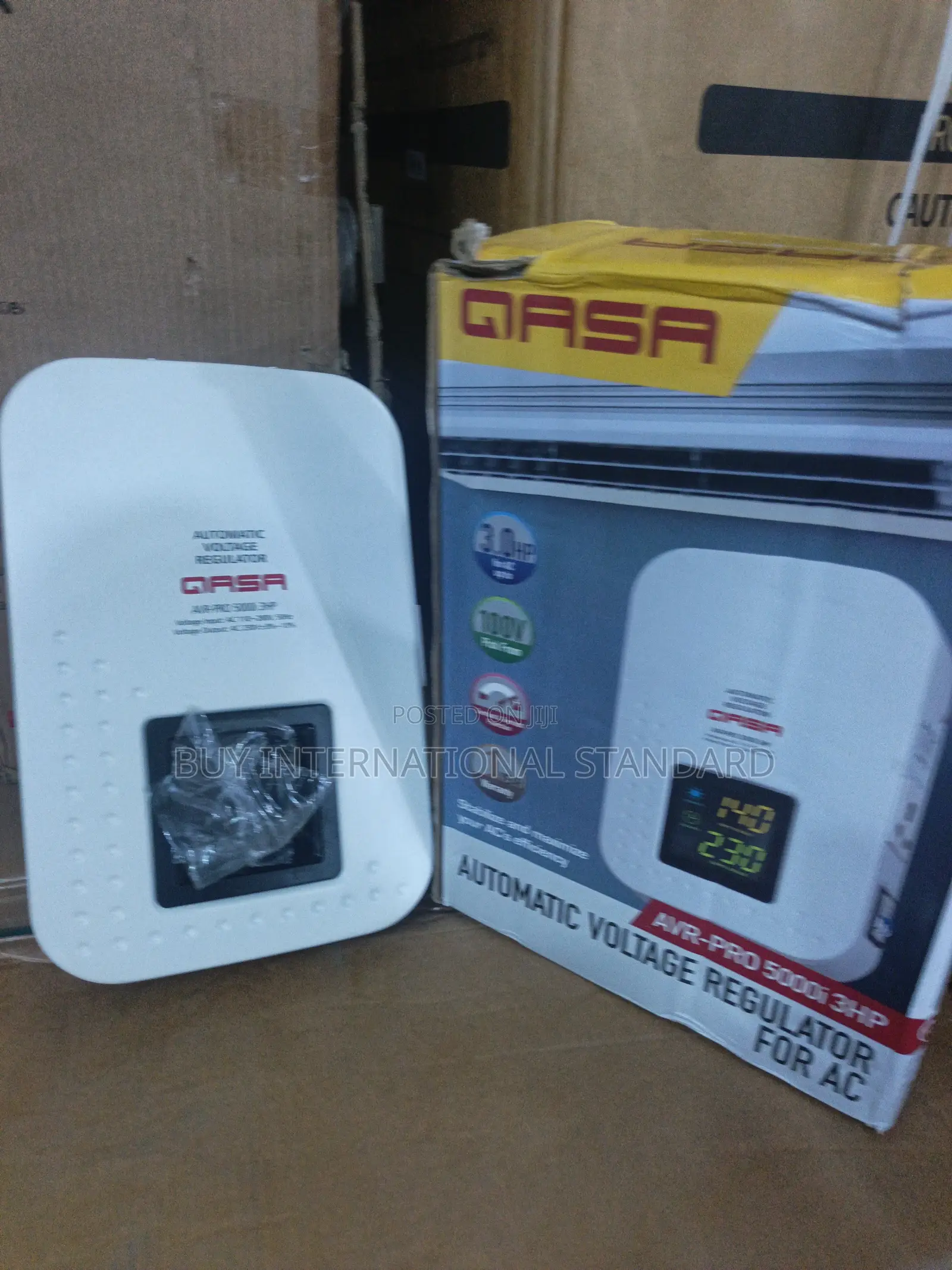Qasa 5KVA Heavy Duty Wall Mount Power Voltage Stabilizer