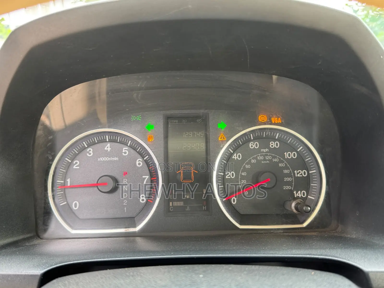Honda CR-V EX Automatic 2007 Green