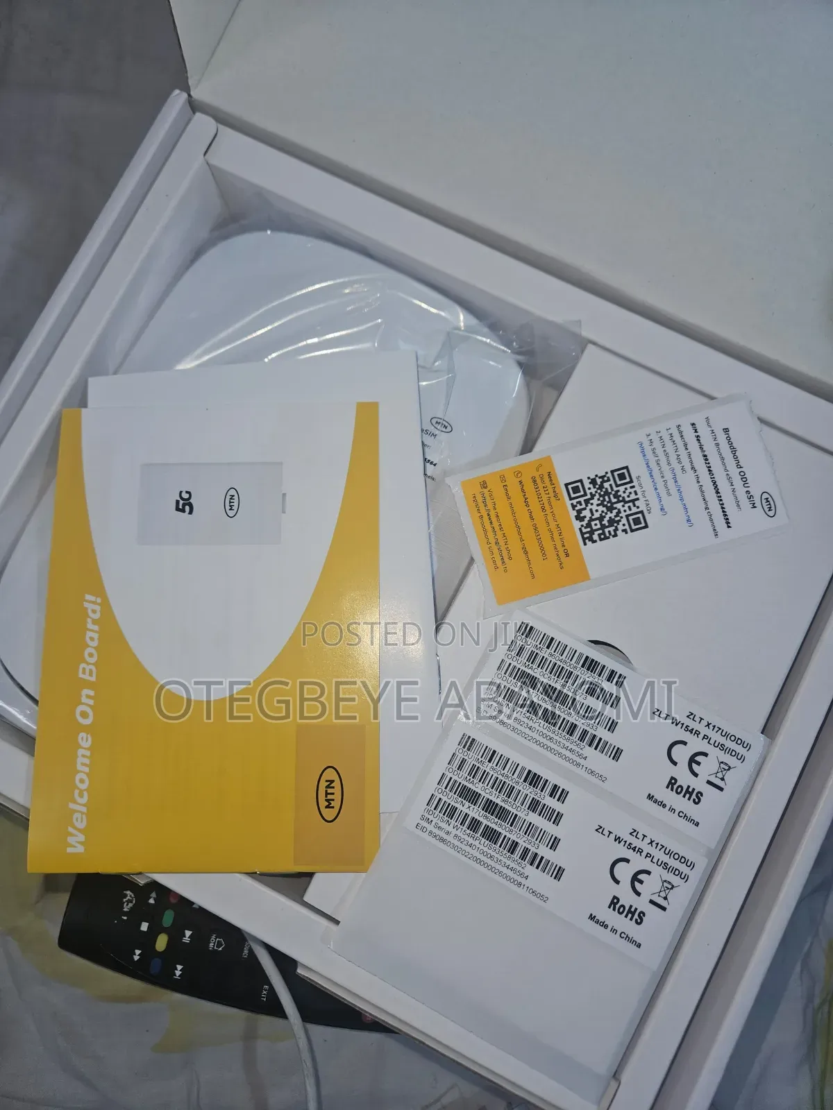 MTN 5g Odu Router