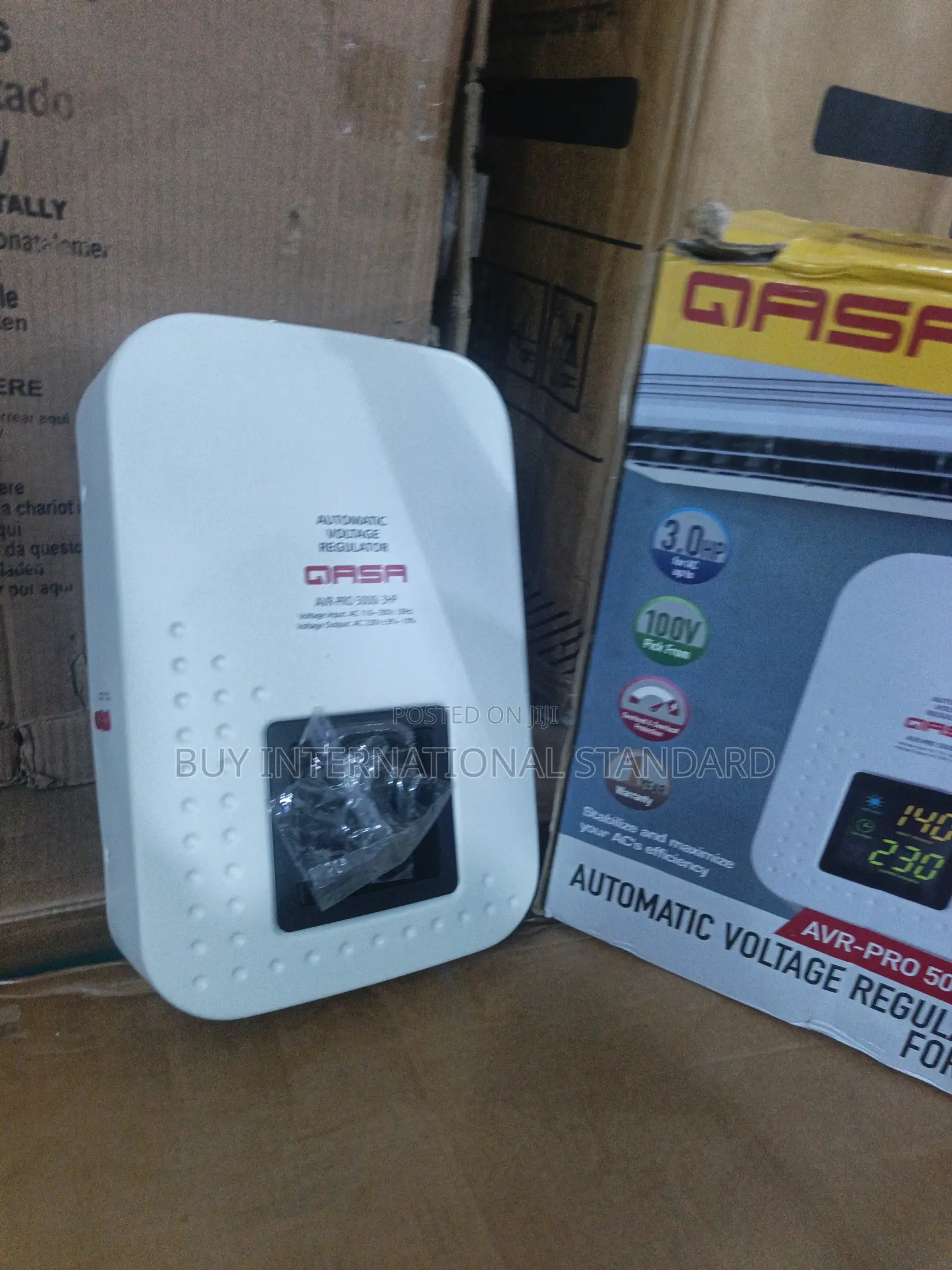 Qasa 5000W Wall Mounted Automatic Voltage Protection Stabilizer