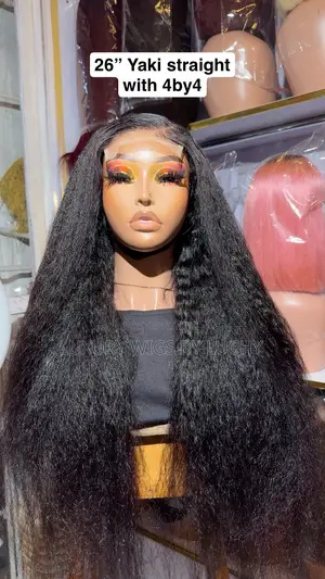 26” Yaki Straight With 4by4 Closure