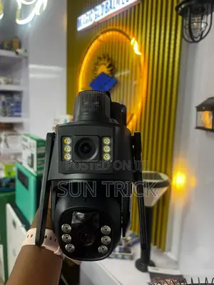 Suntrick Dual Lens Solar Camera With in-Built MTN Sim Card [Outdoor]