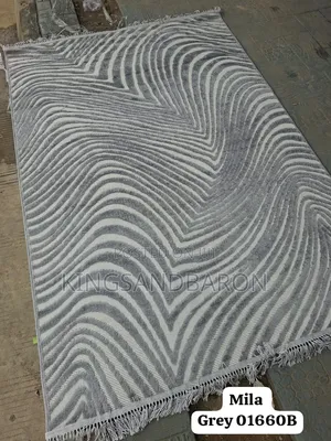 5x7fts Gray and Cream Turkey Center Rug