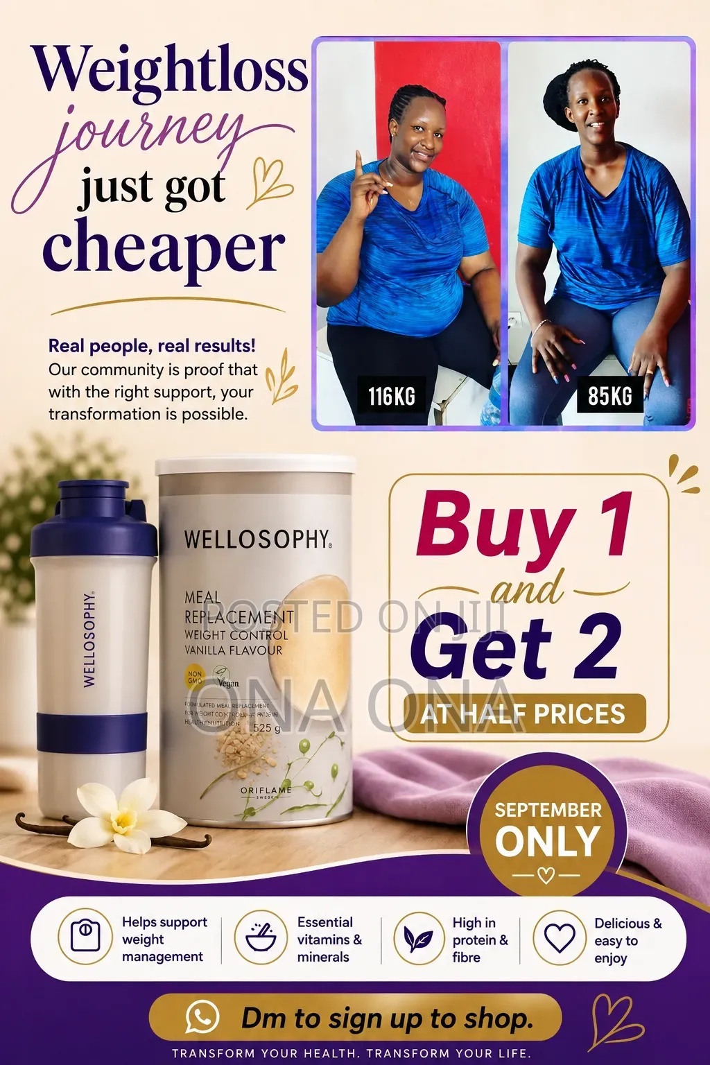 Wellosophy Meal Replacement for Weight Control