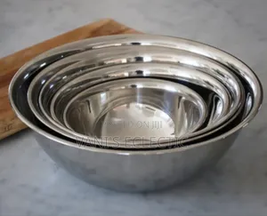 Quality 4-Piece 304 Stainless Steel Prep and Mixing Bowl Set