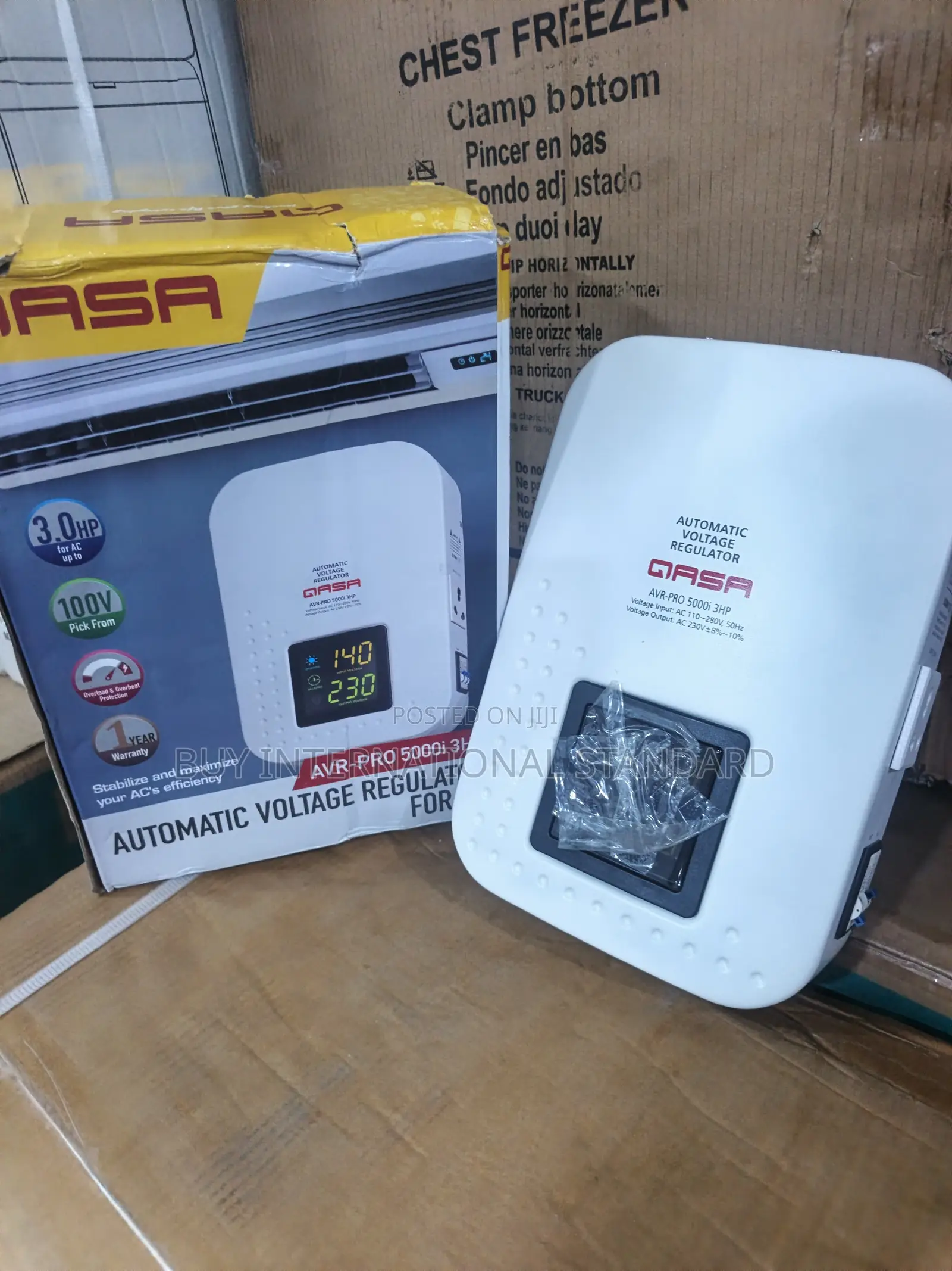 Qasa 5000W Heavy Duty Automatic Voltage Regulation Unit