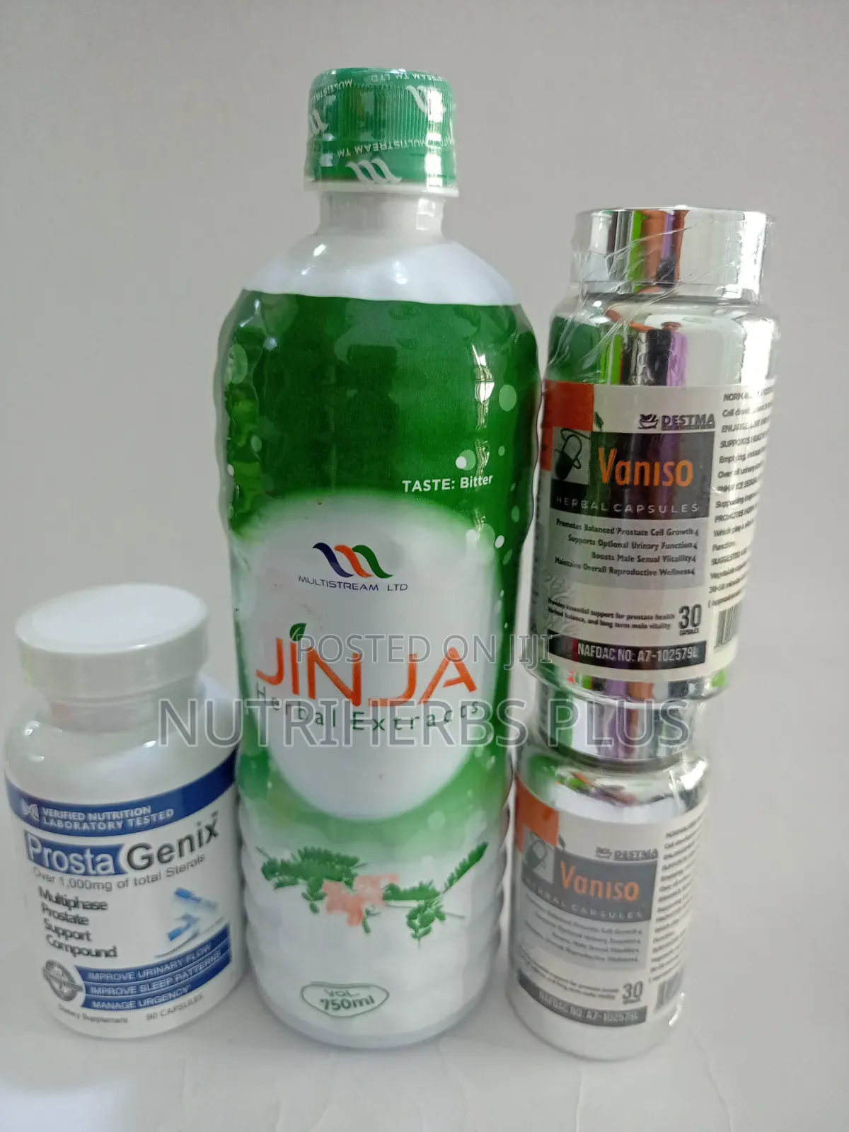 Jinja Herbal, Vaniso Prosta Genix(makes Daytime Comfort Much Better