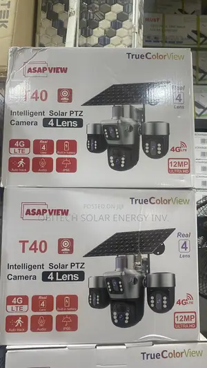 4 Lens Intelligent Solar PTZ Camera