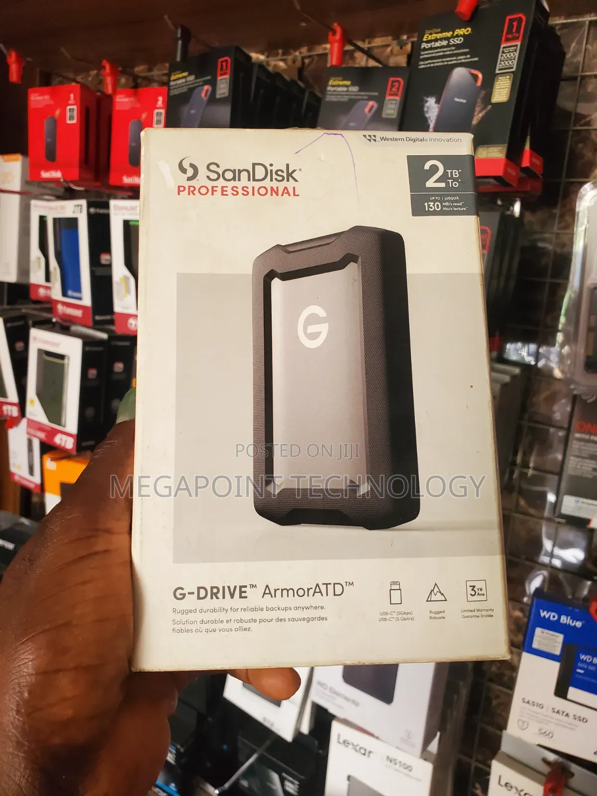 Sandisk Professional 2tb GDrive Armor External Hard Drive
