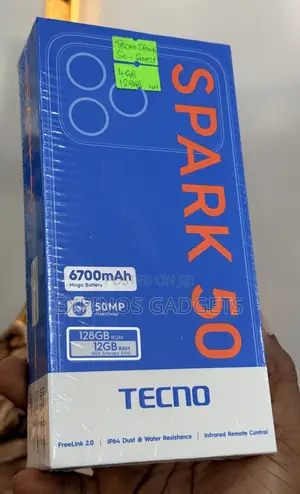 New Tecno Spark 50 128 GB Gray