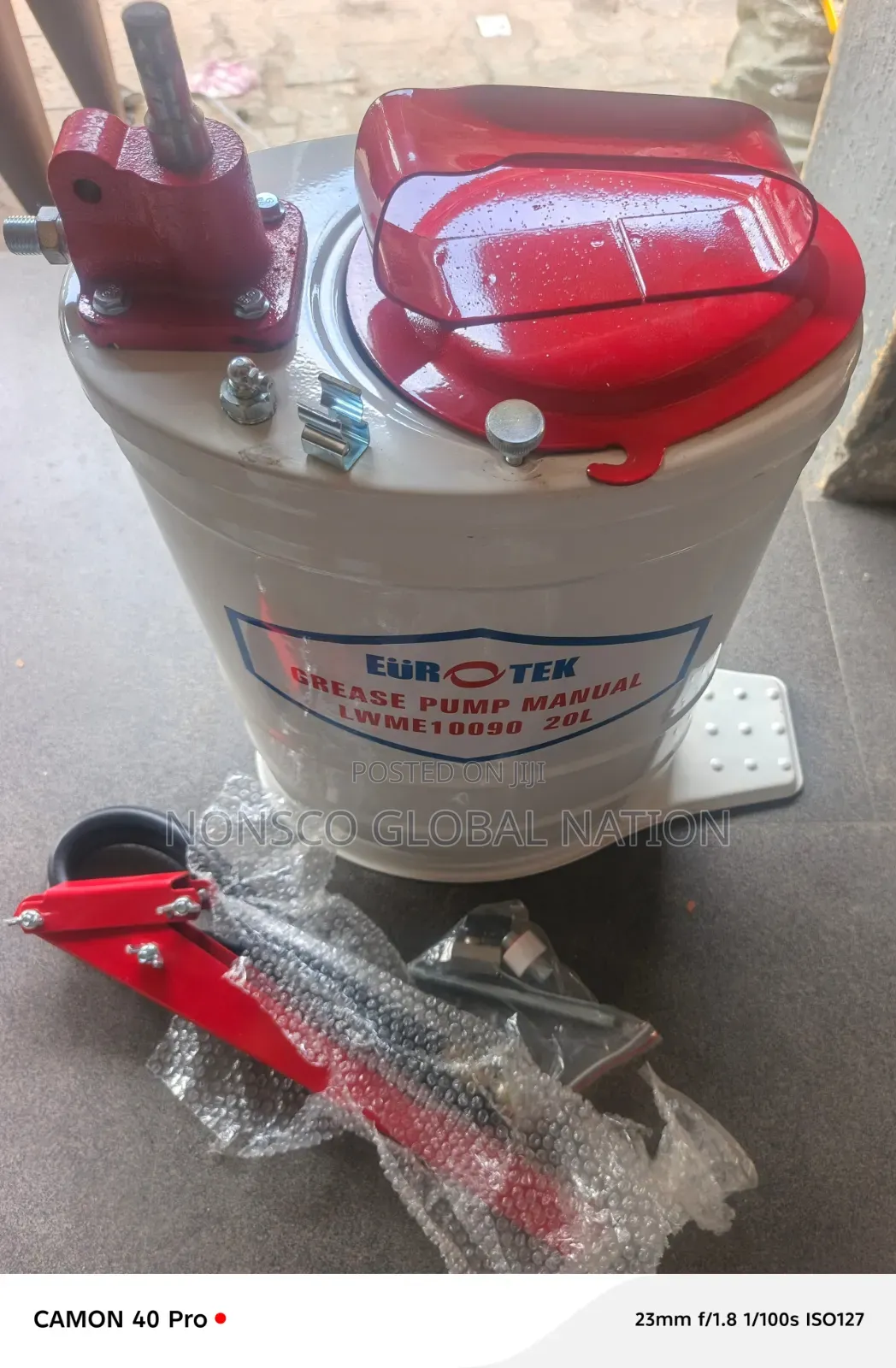 20liters Eurotek Manual Grease Bucket