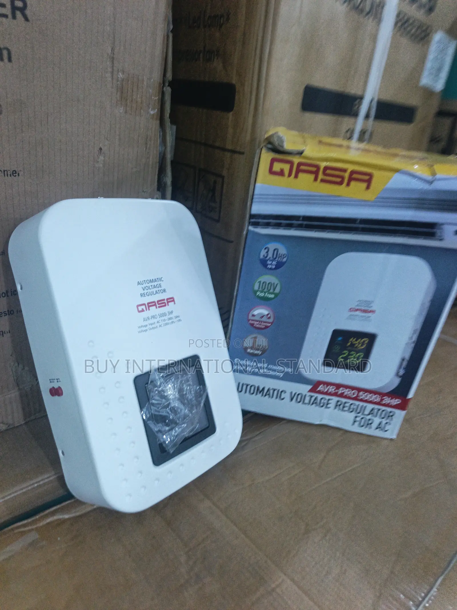Qasa 5000W Wall Mounted Home Office Voltage Stabilizer