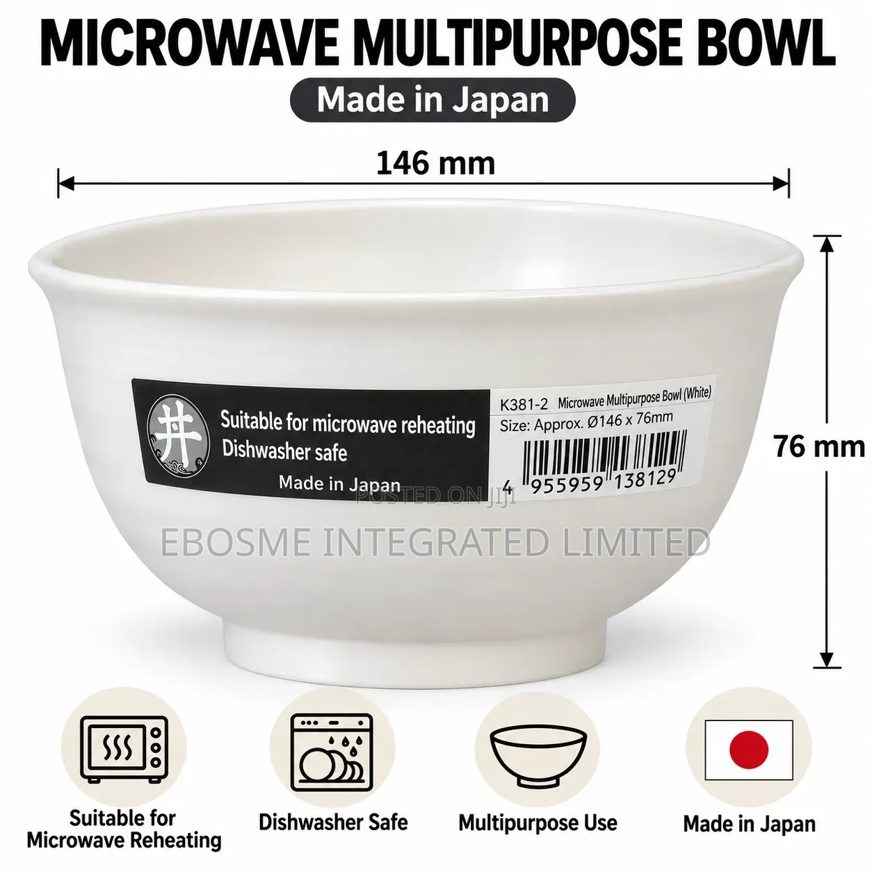 Microwave Multipurpose Bowl – White