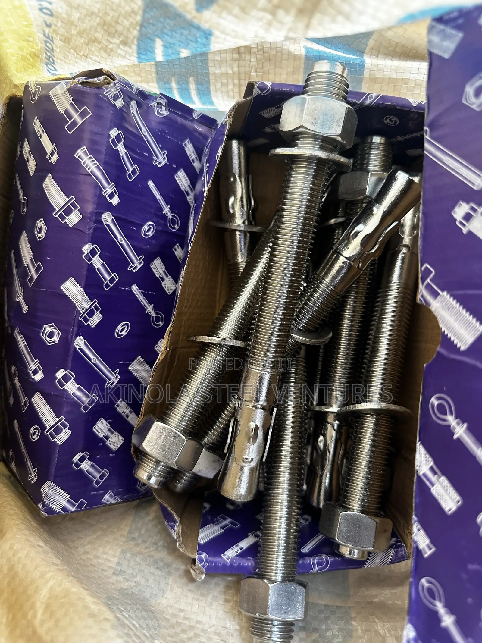 Stainless Anchor Bolt M20 (20mm) X200mm