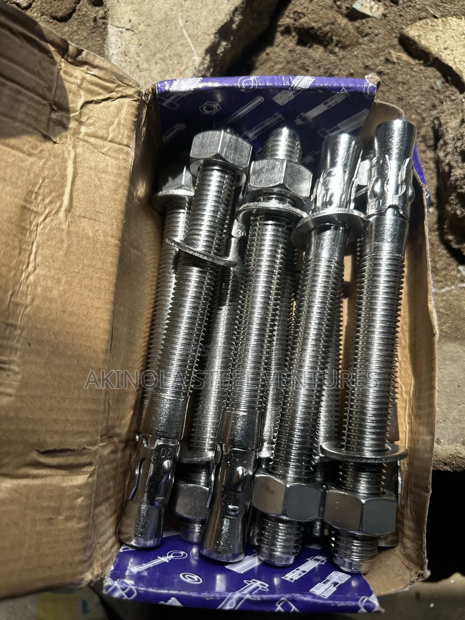 Stainless Anchor Bolt M20 (20mm) X200mm
