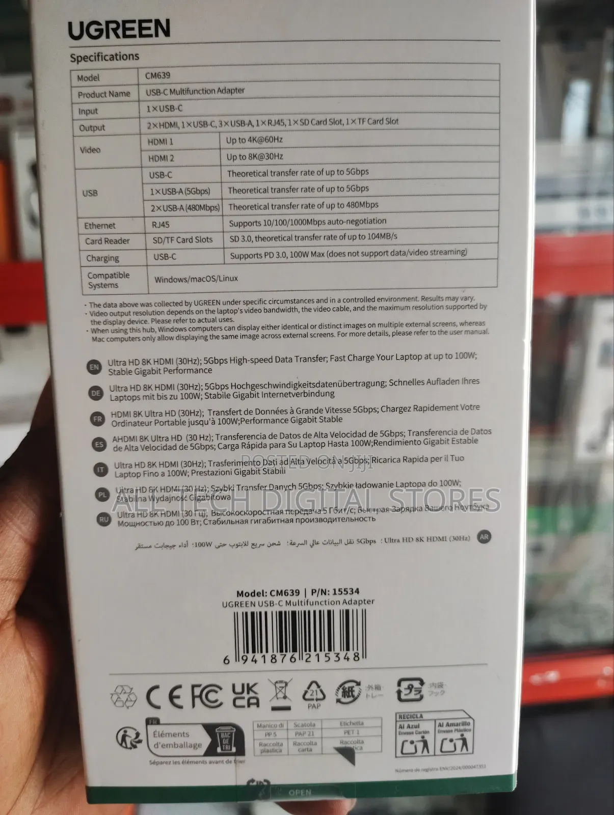 UGREEN Revodok Pro 10-in-1 USB-C Hub