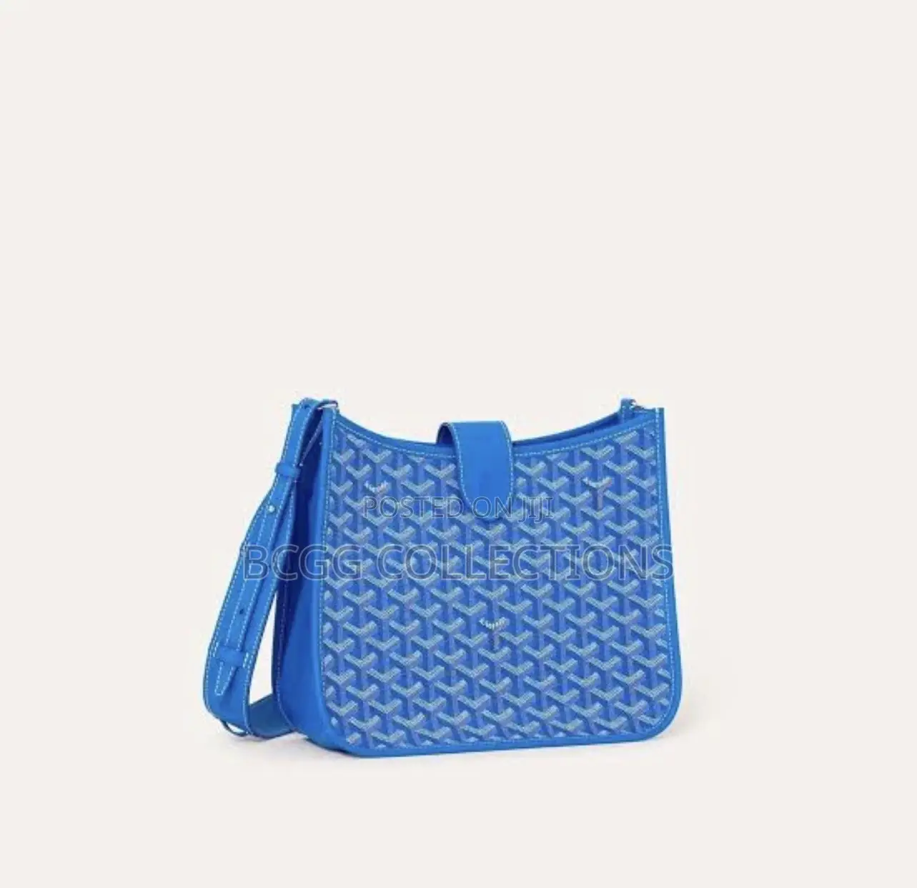 Luxury Designer Chevron Leather Crossbody Bag⁠